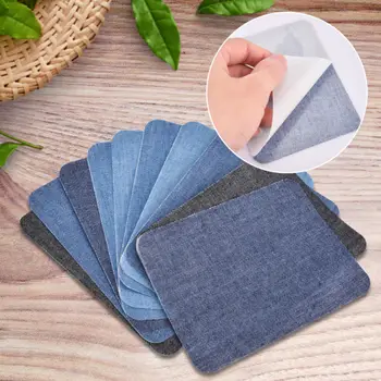 

Patches 10Pcs Thermal Sticky Iron On Mending Patches Jeans Bag Hat Repair Decor Design iron on patches