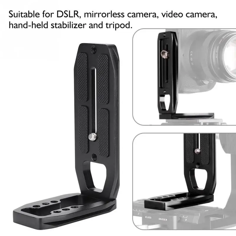 Universal L shaped Tripod Quick Release Tripod Monopod DSLR Camera Stabilizer Platein Tripod