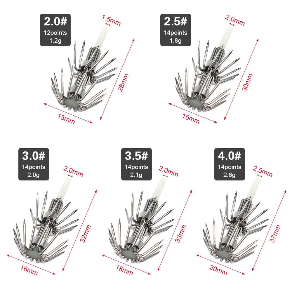 20 шт рыболовные крючки световой Крючки-наживки дерево приманка в виде креветки настенные крючки в виде зонтиков 2,0#/2,5#/3,0#/3,5#4,0# для дерьмовая Рыбалка снасти