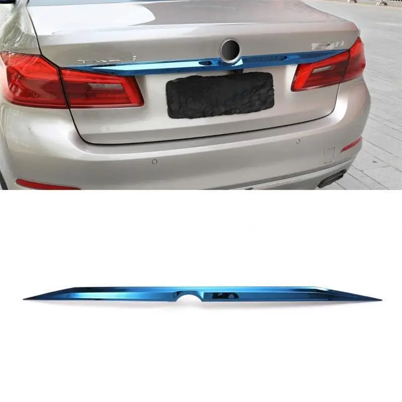 

Auto Automobile Rear Bumper Trunk Exterior Fashion Sticker Strip Car Styling Decoration Modification 18 FOR BMW 5 series