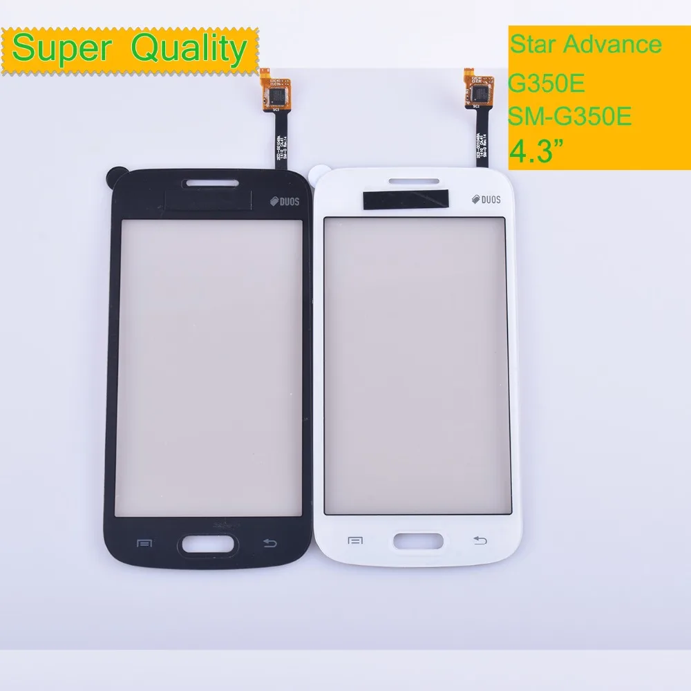 

10Pcs/lot G350E For Samsung Galaxy Star Advance G350E SM-G350E Touch Screen Panel Sensor Digitizer Glass Touchscreen NO LCD