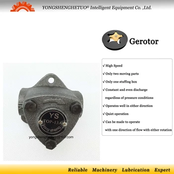 

Electric trochoid pump circulation gerotor lubrication oiler gear lubricator TOP-13A for circulating lubrication system