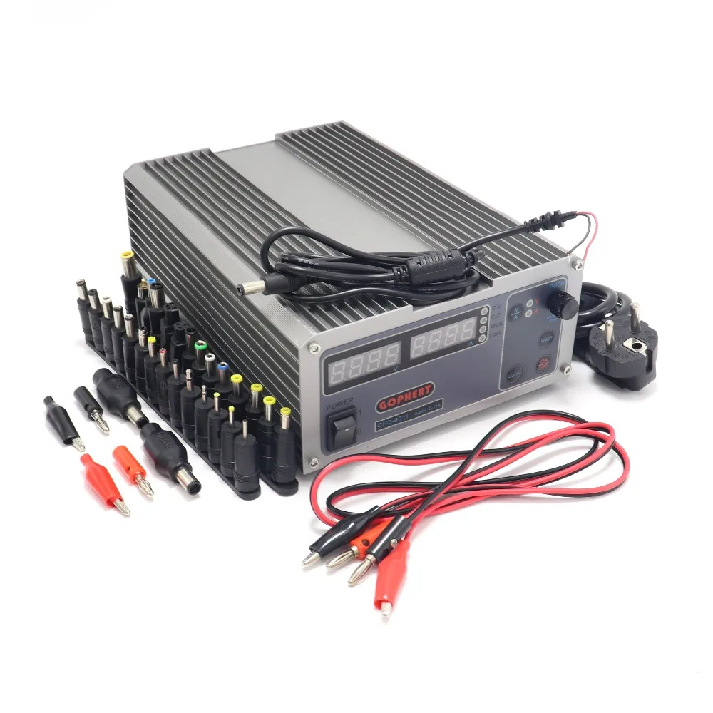 

CPS-6011 Mini Adjustable Compact High Power Digital DC Power Supply 60V 11A Laboratory Power Supply DC Socket Kit