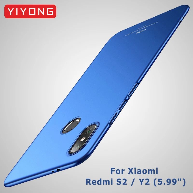 

Redmi S2 Case YIYONG Ultra Thin Frosted Cover For Xiaomi Redmi S2 Case Xiomi Y2 Hard PC Cover For Xiaomi Redmi Y2 S 2 Phone Case