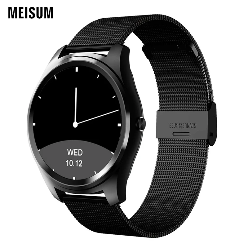 

MEISUM 2019 New Men Smart Watch IP67 Waterproof Heart Rate Monitor Remote Control Camera Message Push Smartwatch IOS Android