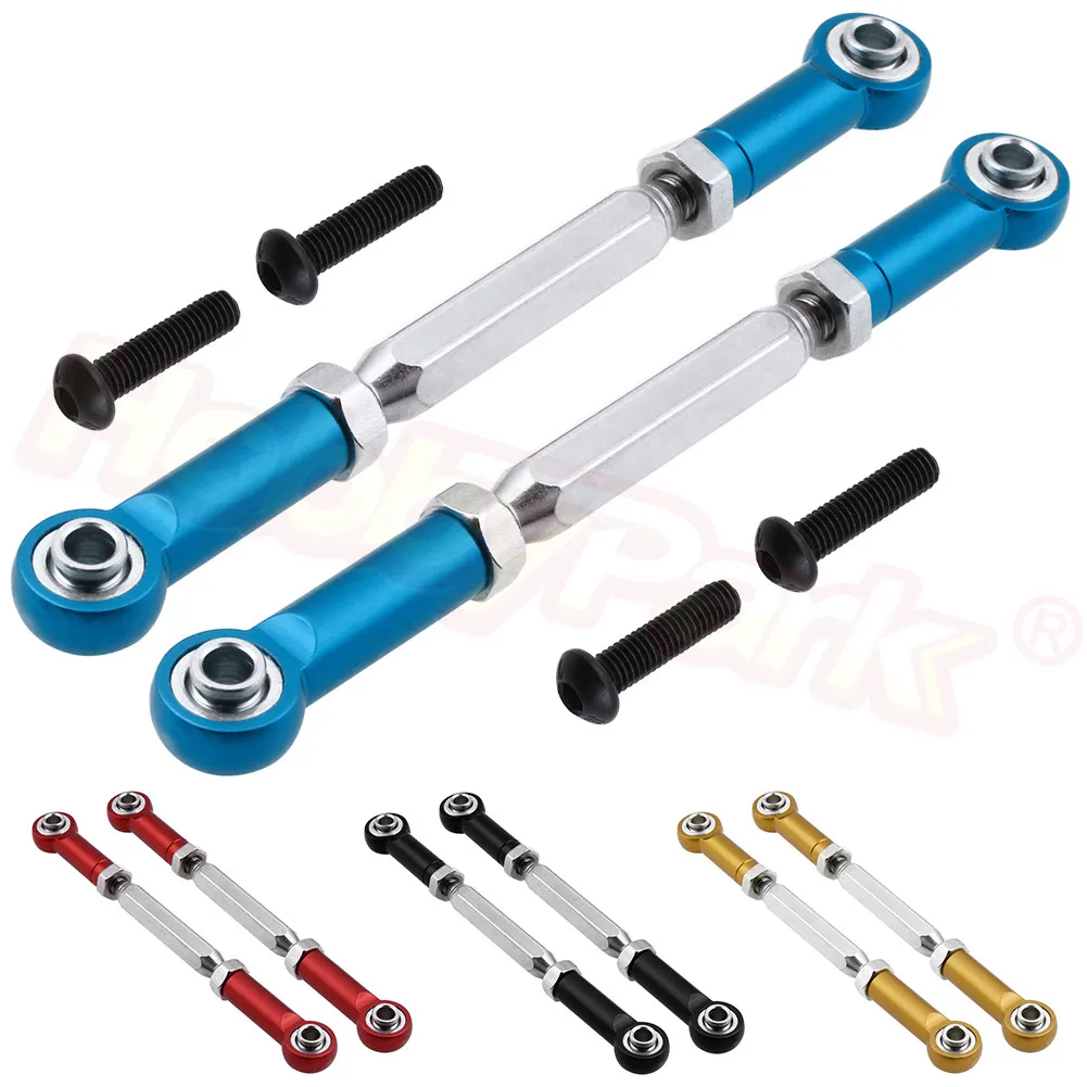 

Metal Aluminum Steering Linkage Rod 88-108mm for JLB Racing CHEETAH 1/10 Brushless RC Car Monster Truck Upgrade Parts