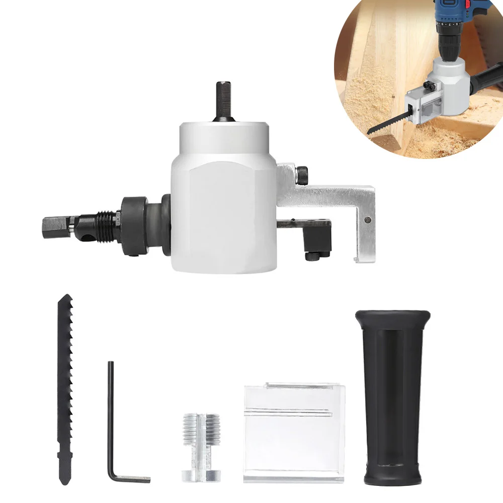 

Double Use 360 Degree Rotary Jigsaw Metal Iron Plate Cutter Electric Drill Change To Jig Saw Adapter For Renovation Team