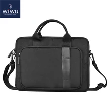 WIWU сумка для ноутбука 15,6 15,4 14 13,3 дюймов, Противоударная сумка для компьютера MacBook Air 13,3, водонепроницаемая сумка-мессенджер для ноутбука Dell 15