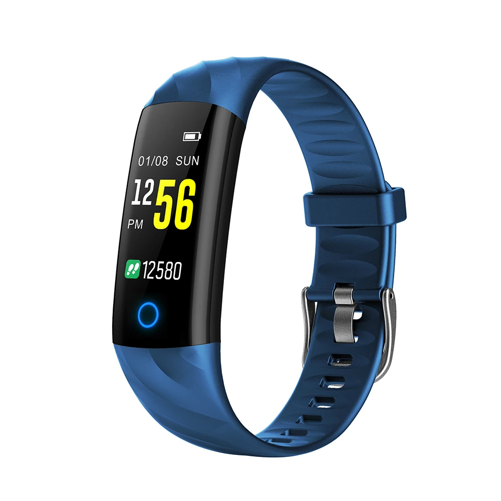 

Smart Bracelet IP67 Waterproof Swim Fitness Tracker Health Monitor Heart Rate Blood Pressure Blood Oxygen Step Calorie Counter