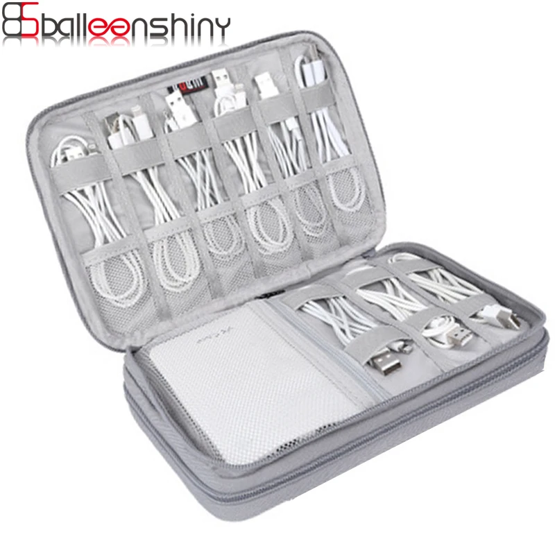 

Multifunction Digital Storage Bag Earphone Wire pen Power bank HDD Organizer Portable Empty USB Data Cable Travel Kit Case Pouch
