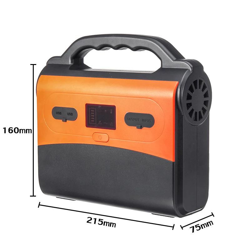 300W Max 46800mAh Inverter Portable Solar Generator Modified sine wave Power Supply USB LCD Display Energy Storage Outdoor