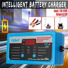 6 V 12 V EU/UK/AU Spina Caricabatteria Per Auto Completamente Automatico Intelligente di Mantenimento Veloce Van di Ricarica 6 V/12 V Batteria Al Piombo LCD