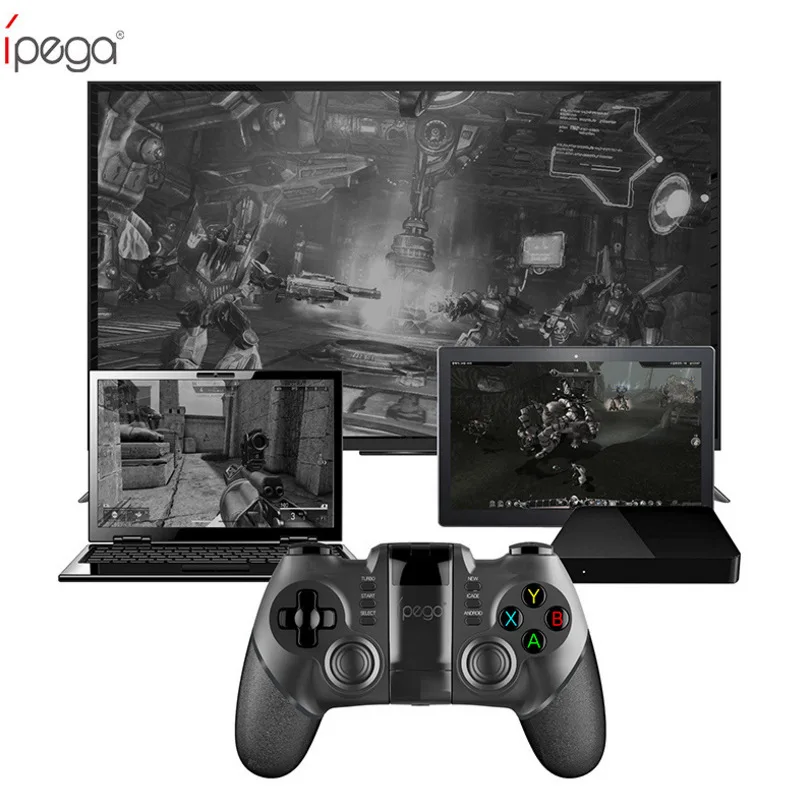 

iPega PG-9077 Bluetooth Gamepad USB joystick with Bracket 2.4G Wireless Receiver Game Controller for Android PC PS3