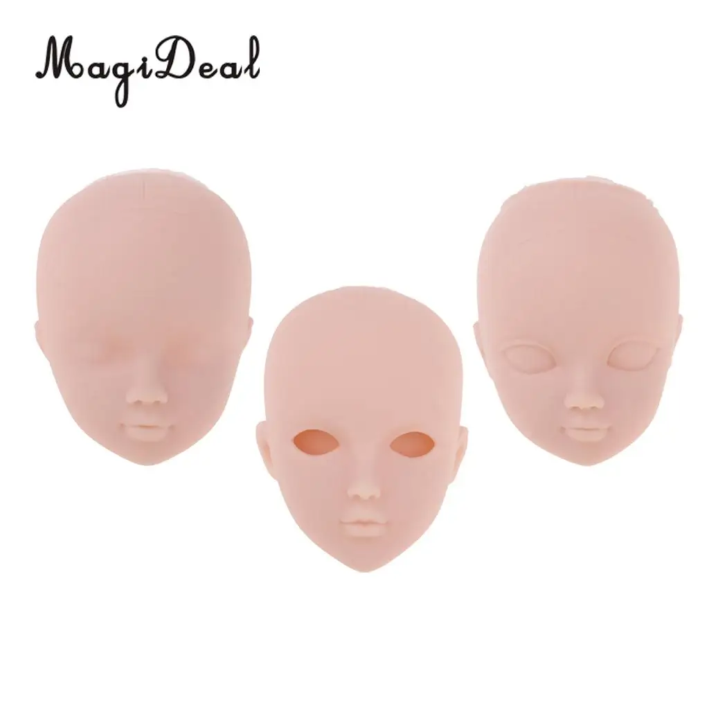 

Ball-Jointed Doll Girl Head for 1/6 BJD Doll Body Parts
