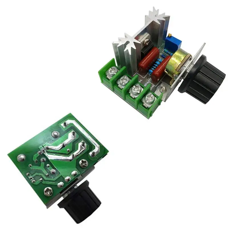 AC 220V 2000W SCR регулятор напряжения Диммеры Регулятор скорости термостат|Регуляторы