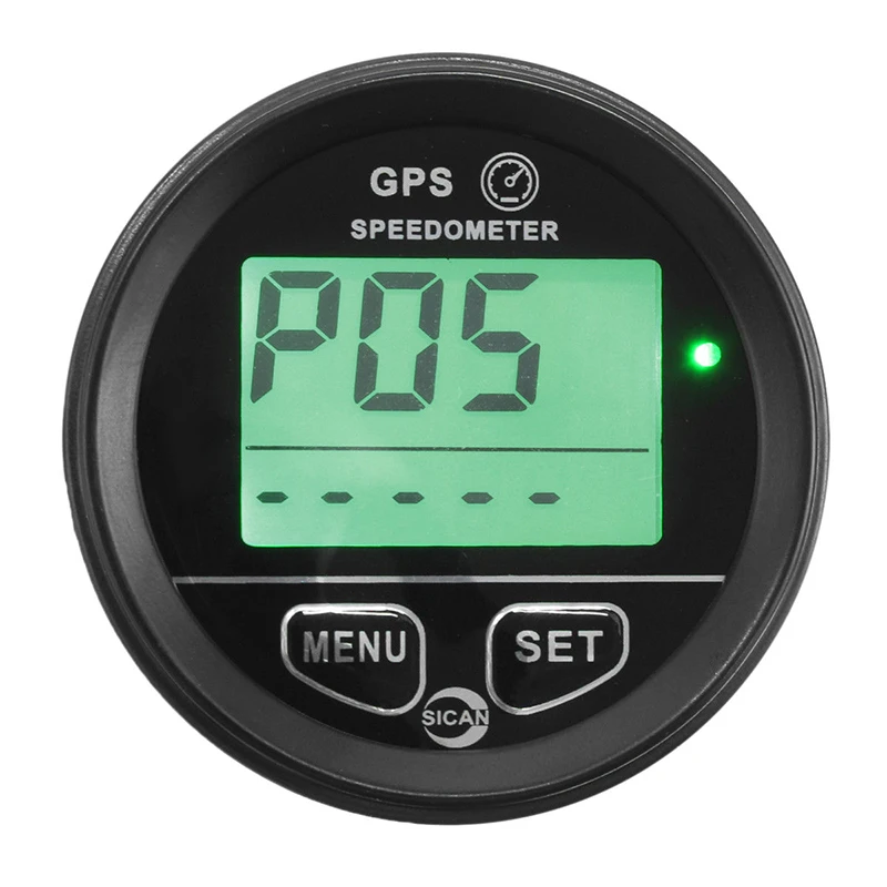 

1set 12V / 24V 60mm GPS Speedometer Gauge Odometer LCD Digital dust-proof Kmh for Car Motorcycle ATV Marine Boat Truck
