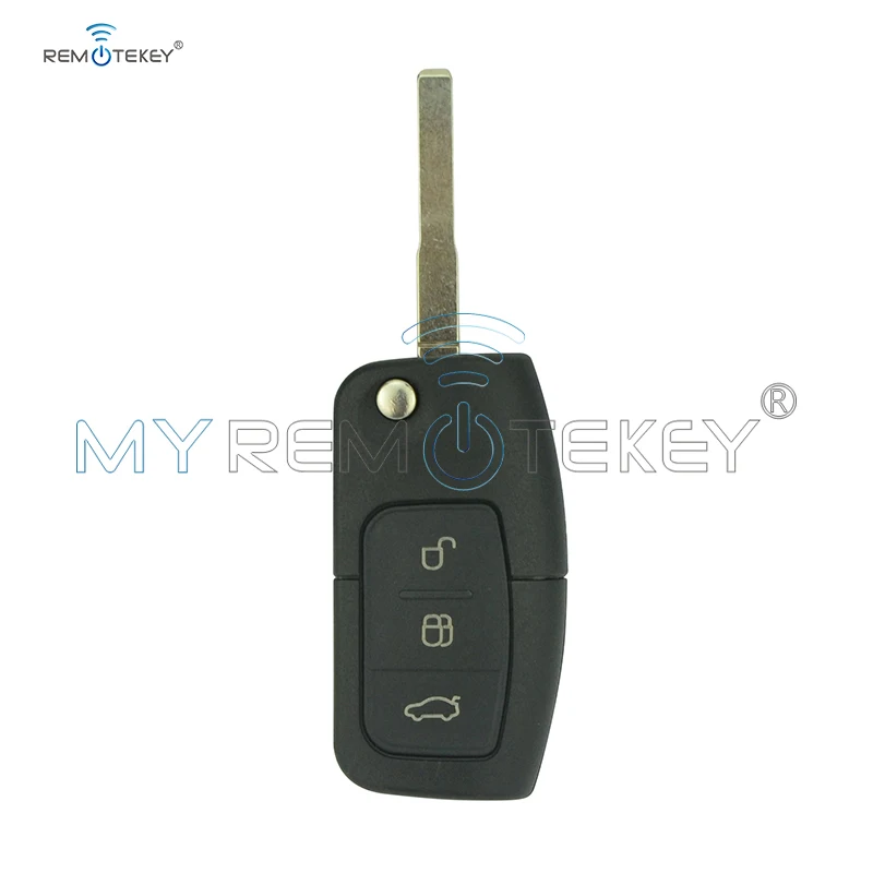 Remtekey складной ключ 3 кнопки HU101 для Ford Focus 2003 2004 2006 2007 2008 2010 2012