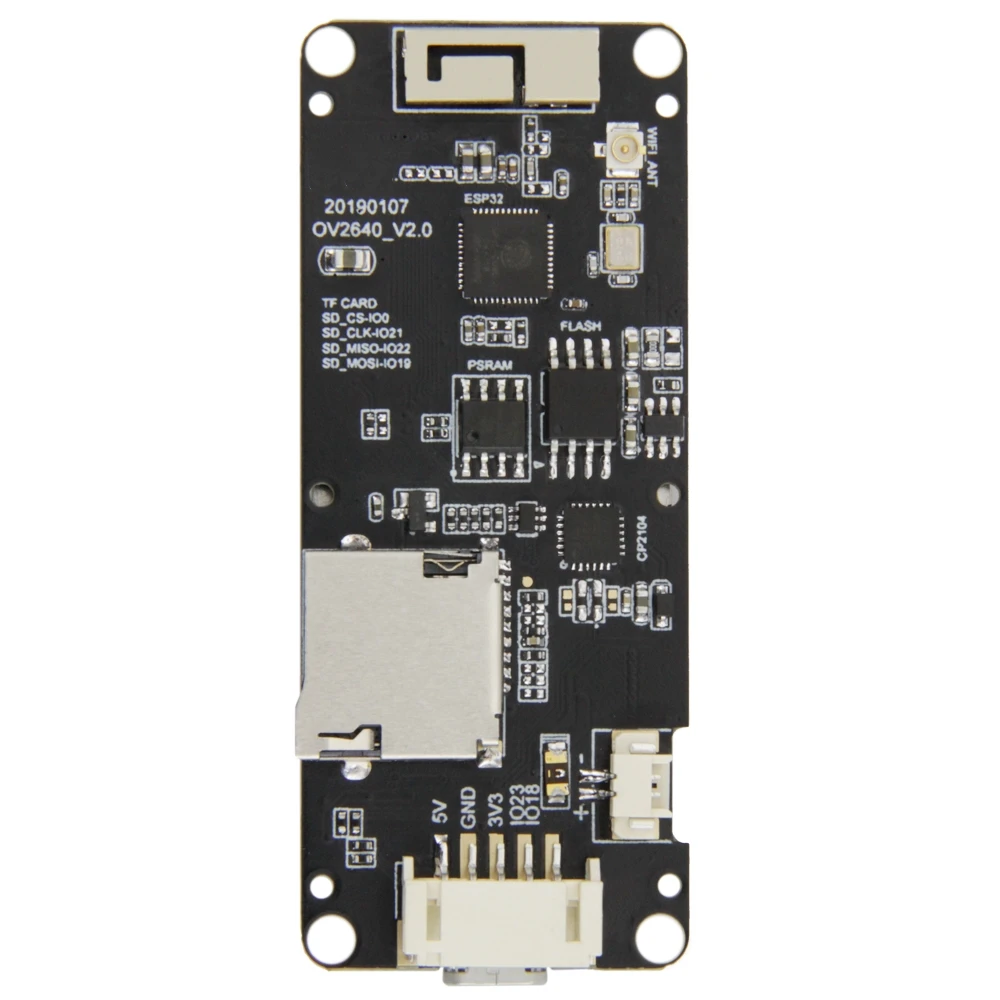 

T-Camera Plus ESP32-DOWDQ6 8MB SPRAM OV2640 Camera Module 1.3 Inch Display With Normal/Fish-eye Lens Camera Wifi bluetooth Board
