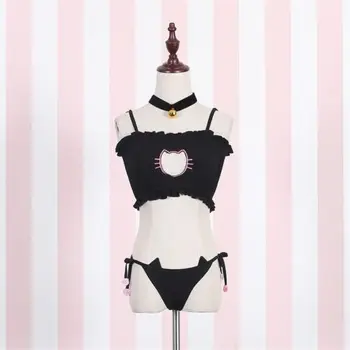 

Women Sexy Satin Lace Sleepwear Babydoll Lingerie Nightdress Pajamas Set Newest Ladies Sexy Comic Lingerie Cosplay