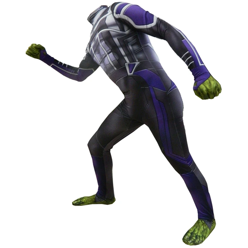 Avengers 4 Endgame Hulk Cosplay Costume Superhero Robert Bruce Banner Zentai Bodysuit Suit Jumpsuits Halloween Costume For Adult Avengers 4 Endgame Hulk Cosplay Costume Superhero Robert Bruce Banner Zentai Bodysuit Suit Jumpsuits Halloween Costume For Adult