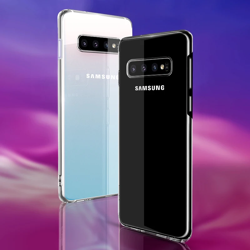 Жесткий прозрачный чехол для телефона MOESOE для samsung Galaxy A70 S8 S9 S10 Plus S10E Note 8 9 A9 A8 A7 A6 пластиковый Противоскользящий чехол