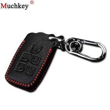 

Genuine Leather Car Key Cover Case Car Styling With Keychain For Jaguar XFL XJ XE XF XK FPACE X S E I-TYPE car keyless remote