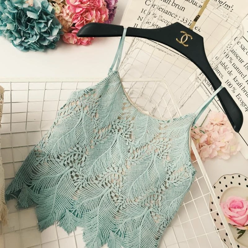 Новые летние женские сексуальные кружевные ажурные короткие однотонные прямые