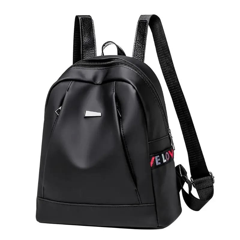 

2018 Casual Backpack Women Black Oxford School Bags for Teenagers Girls Waterproof Nylon High Quality Travel Backpack Female