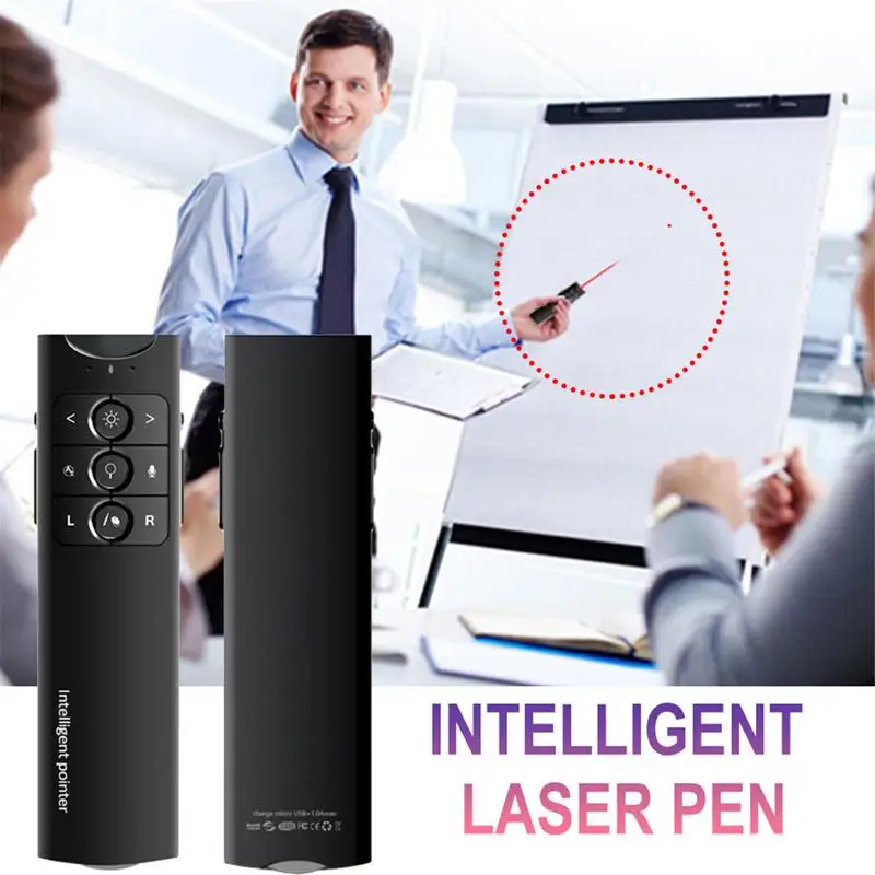 

T15 Portable Intelligent Voice Synchronization Multi-Language Translation Translation Bar Remote Control Laser Pointer