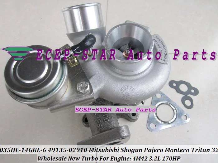 TF035HL-14GK2-6 TF035 49135-02910 Turbo Turbine Turbocharger For Mitsubishi SHOGUN PAJERO MONTERO 3.2L 4M42 TRITAN 3200 170HP (5)