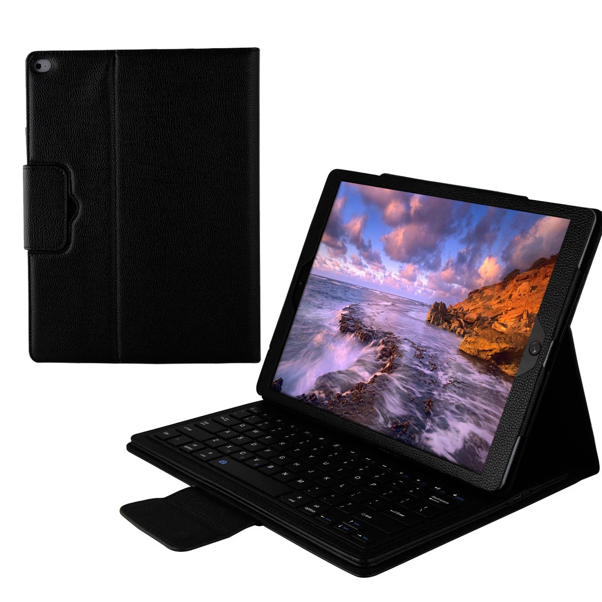 Для iPad Pro 12 9 2015 2017 Чехол Съемный беспроводной Bluetooth клавиатура флип стенд из