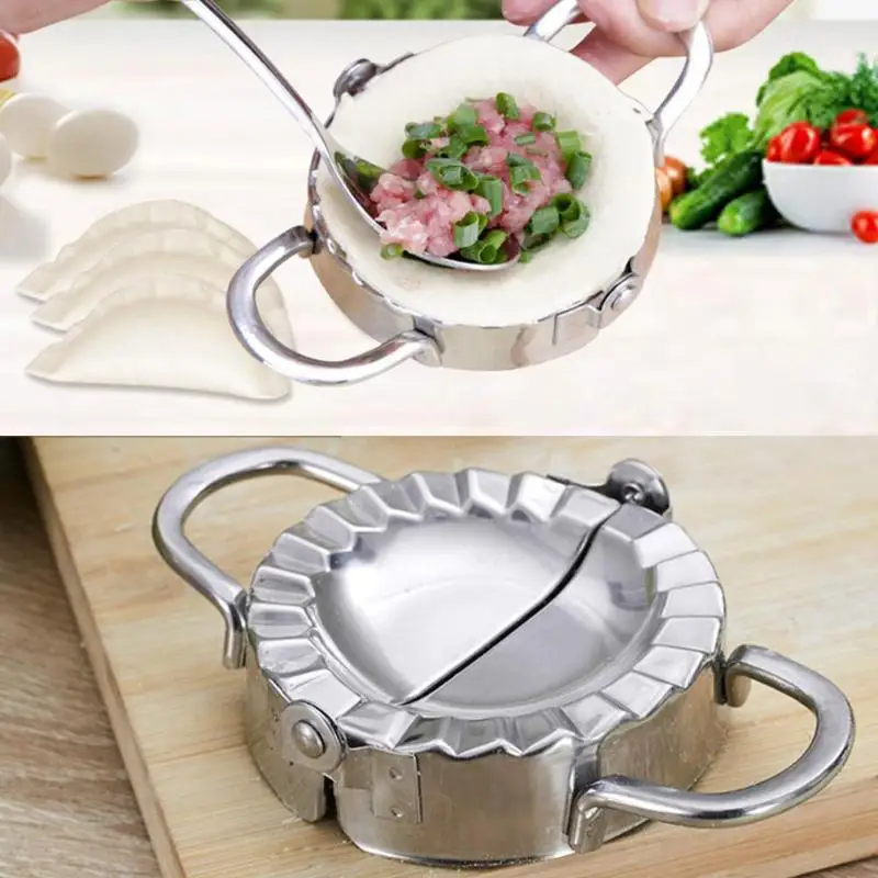 

Easy DIY Dumpling Mold Dumpling Wrapper Cutter Making Machine Cooking Pastry Tool Kitchen Tools Dumpling Jiaozi Maker Device