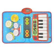 Детский танцевальный коврик Домашний Многофункциональный джазовый барабан электрическая игрушка-пазл для раннего развития Музыкальный Игровой коврик одеяло