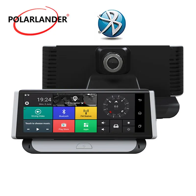 ADAS GPS Navigation 1080P Android 5.1 Dual Lens 8 inch Bluetooth Camera