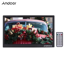 Andoer 15," 1920*1080 ips светодиодный цифровой фоторамка электронная фоторамка прокрутка Subtitle MP3 MP4 функция с пультом дистанционного управления