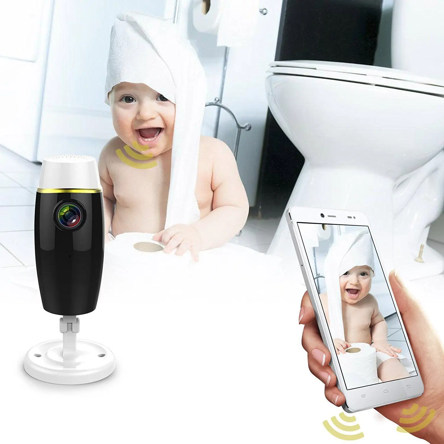  1080P Wireless Telecamera di Sicurezza A Casa per La Casa/Ufficio/Del Bambino/Pet Monitor con Rilev