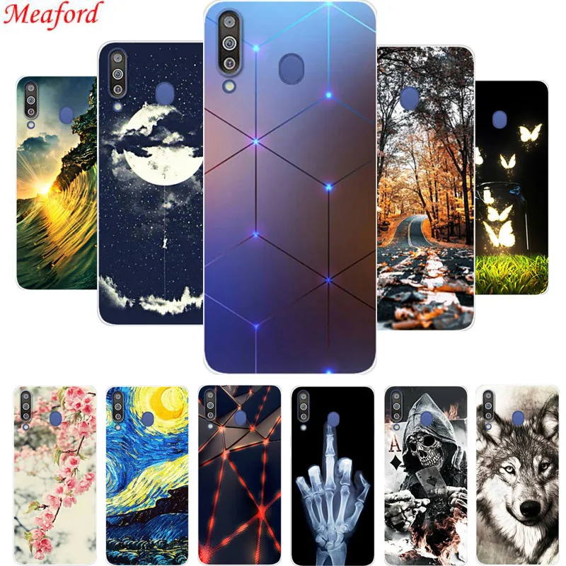

Popular Case For Samsung M30 Case 6.4'' Cool Painting Soft TPU Back Cover For Samsung Galaxy M30 Case M 30 Silicone Coque Funda