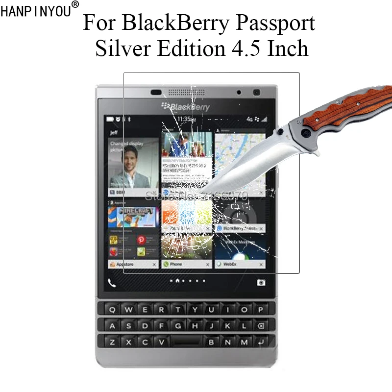 1 шт/2 шт 9H 2.5D протектор экрана из закаленного стекла для BlackBerry Passport Silver Edition 4 5