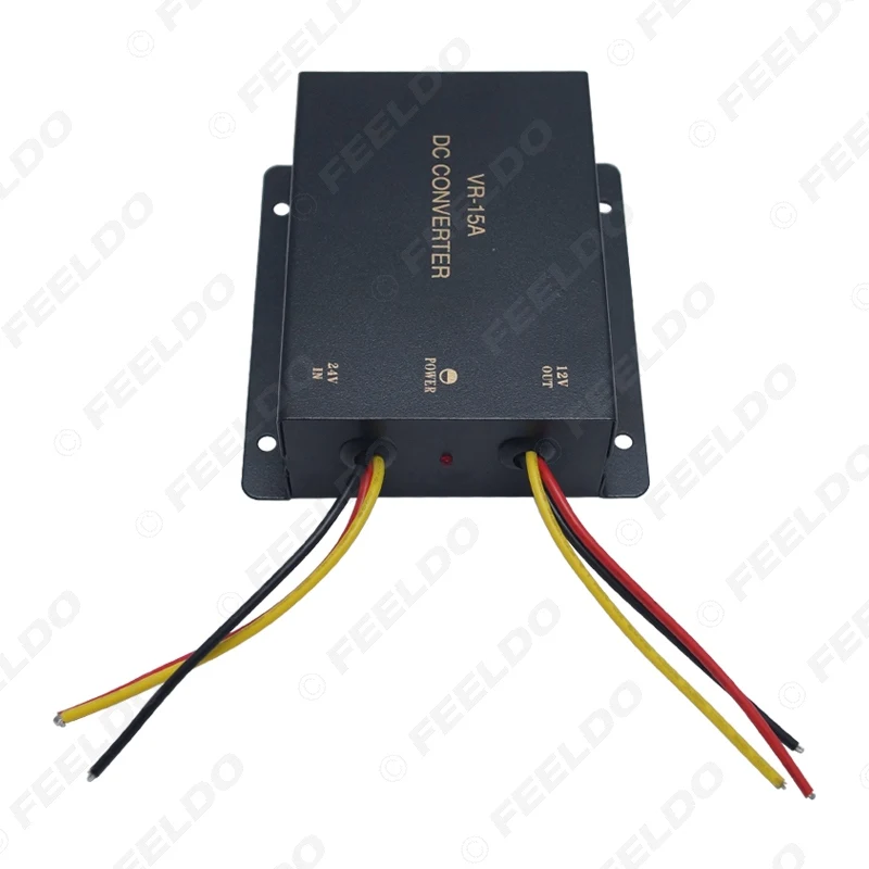 FEELDO DC24V к DC12V 120 Вт преобразователь трансформатор регулятор специально для