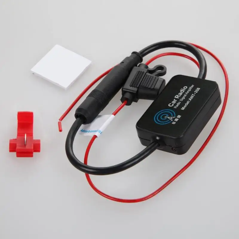 DC 10 ~ 15V FM 88 108 автомобильная антенна MHz Усилитель сигнала Радио Автомобильная