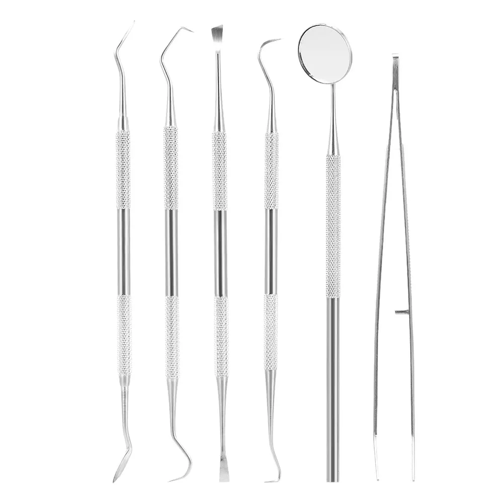Dental Mirror Odontoscope Tooth Scraper Waxing Carving Kit Dentistry Instrument for Care | Красота и здоровье