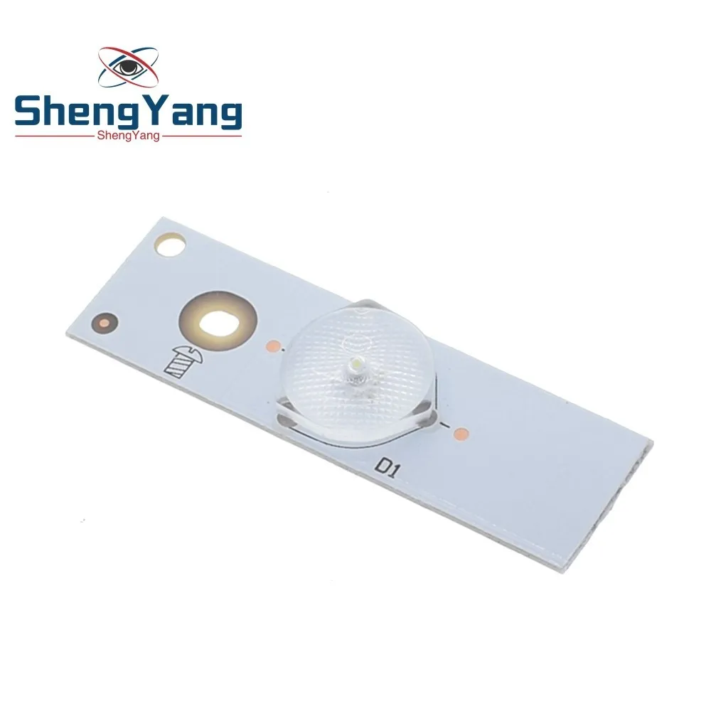 ShengYang 10 шт. 3 в SMD лампы с оптическими линзами Fliter для 32-65 дюймов светодиодный телевизор ремонт