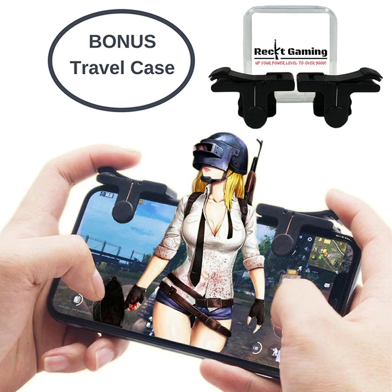 1 пара мобильных игровых ручек для телефона L1R1 Shooter Controller PUBG Game|Геймпады| |