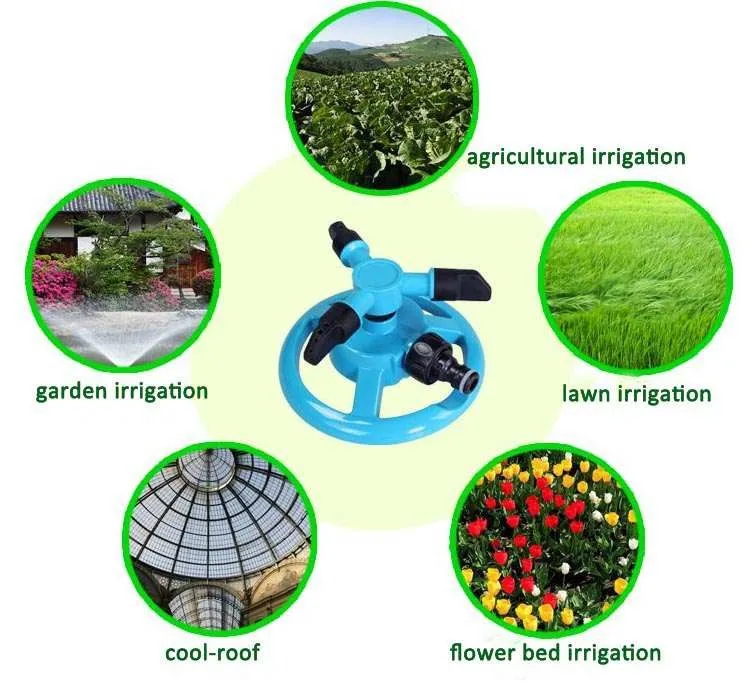 Автоматические наборы для полива, система орошения, система охлаждения, вращающаяся на 360 градусов, спринклер+ 4 соединения+ 25 м трубы G002