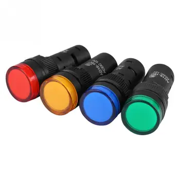 

20PCS 12V LED Indicator Signal Warning Alarm Emergency Warn Light La-mp Four Colors New 2019