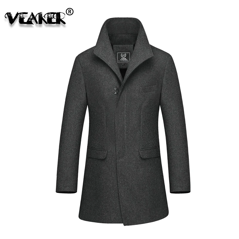 2018 Jaket Men Style Winter Men's Casual Coats Business Thicken Trench Coat Woolen Jackets,single Breasted Cardigan 2018 Jaket Men Style Winter Men's Casual Coats Business Thicken Trench Coat Woolen Jackets,single Breasted Cardigan