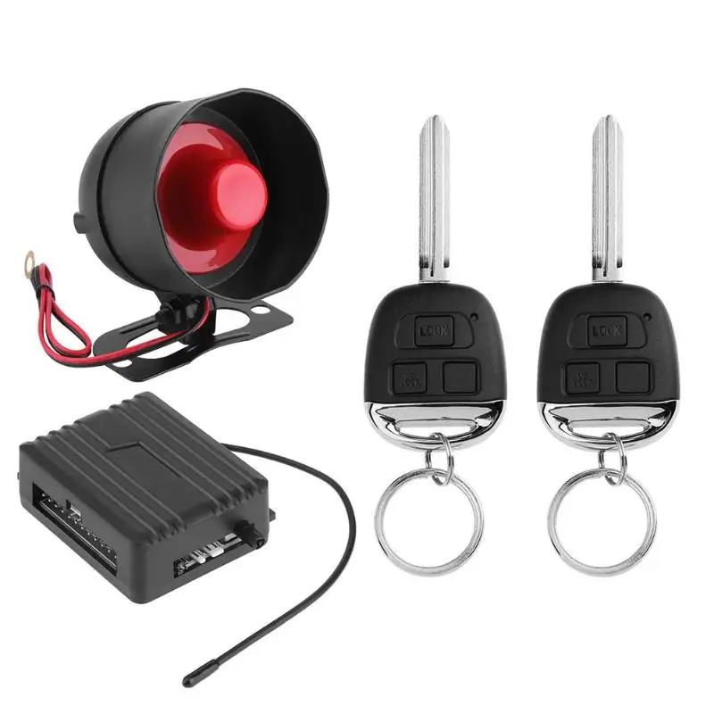 

1-Way Car Burglar Alarm Vehicle Protection Keyless Entry System 101/T405