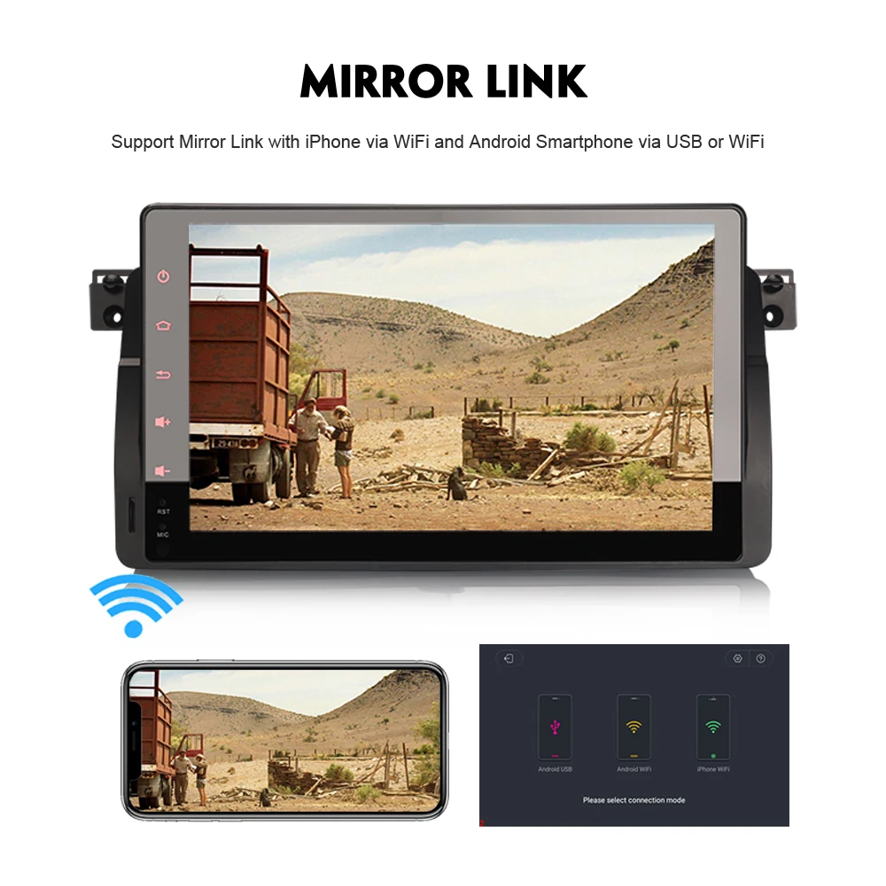 9 &quotDAB + автомобильный стерео Android 8 1 Авторадио Sat Nav GPS 4G OBD Автомобильный