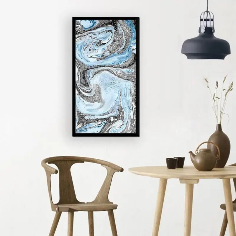 Frameless Abstract Whirlpool Oil Canvas Painting Art Decorative Pictures | Дом и сад