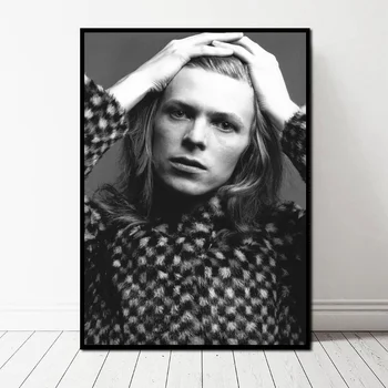 

David Bowie Rock Musician Art Canvas Poster Music Star poster Wall Pictures for Living Room No Frame